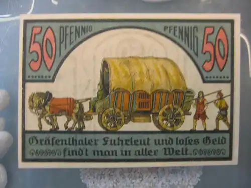 Notgeld 50 Pfg. der Stadt Gräfenthal