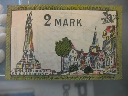 Notgeld 2 Mark der Stadt Enningerloh