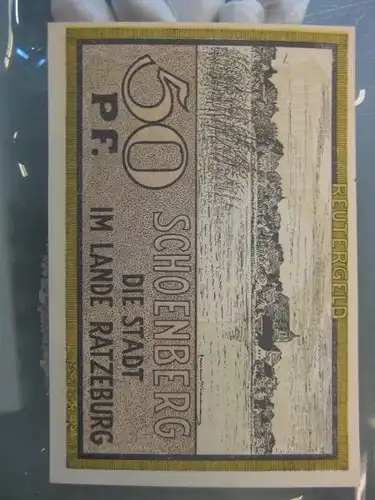 Notgeld 50 Pfennig der Stadt Schoenberg