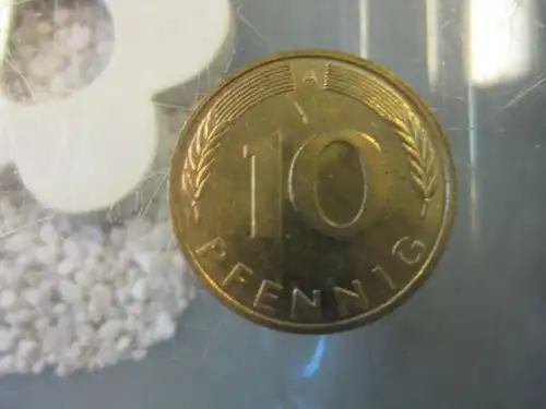 10 Pfennig, 1990, Münze Berlin, "A"