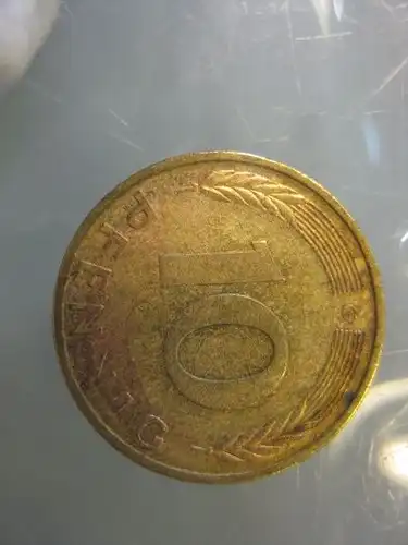 10 Pfennig, 1970, Münze Karlsruhe, "G"