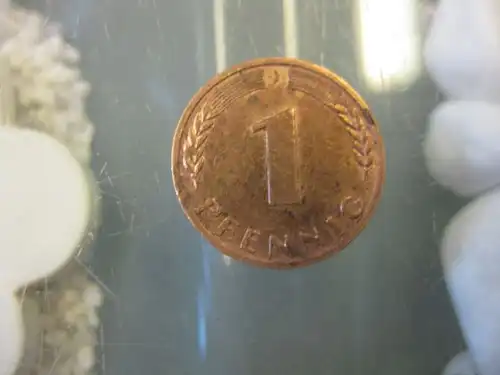 1 Pfennig, 1967, Münze Hamburg, "J"