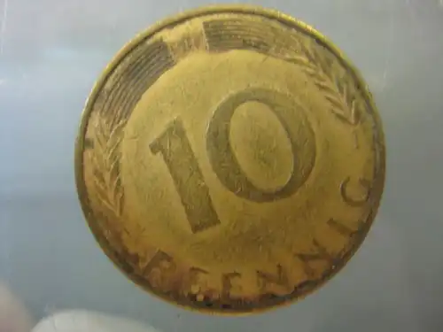 10 Pfennig, 1971, Münze Hamburg, "J"
