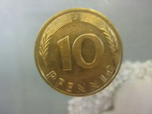 10 Pfennig, 1996, Münze Hamburg, "J"