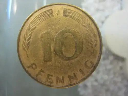 10 Pfennig, 1977, Münze Hamburg, "J"