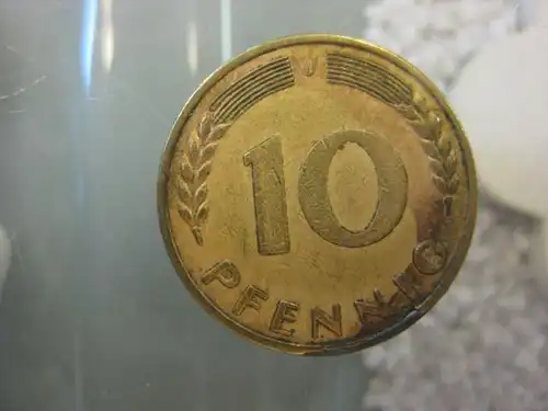 10 Pfennig, 1966, Münze Hamburg, "J"
