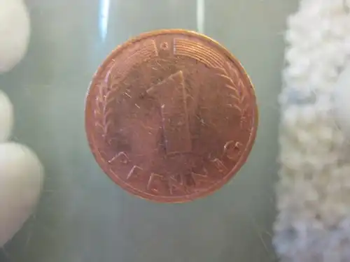1 Pfennig, 1950, Münze München, "D"