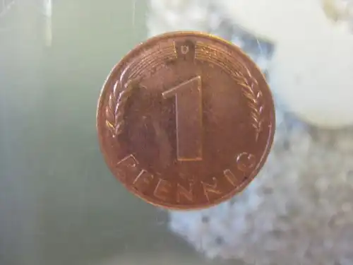 1 Pfennig, 1968, Münze München, "D"