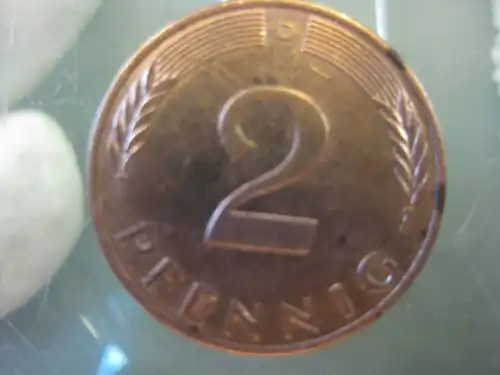 2 Pfennig, 1981, Münze München, "D"