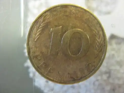 10 Pfennig, 1985, Münze München, "D"