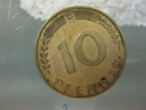10 Pfennig, 1967, Münze München, "D"