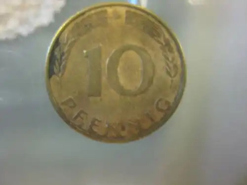 10 Pfennig, 1972, Münze München, "D"