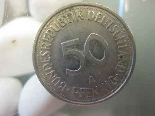 50 PfennigKursmünze 1990 A, Münze Berlin