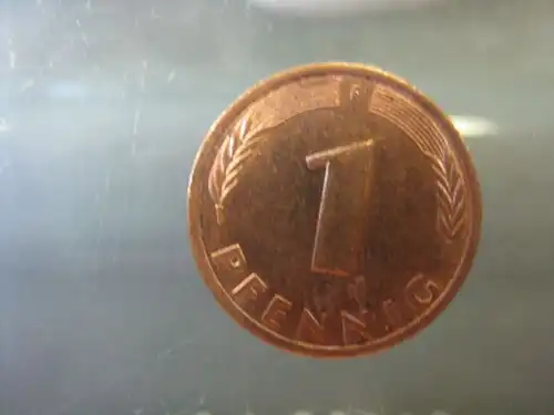 1 Pfennig, 1992 F, Münze Stuttgart