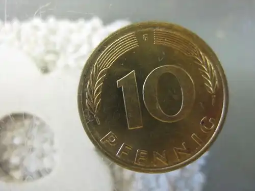 10 Pfennig, 1996 Münze Stuttgart, "F"
