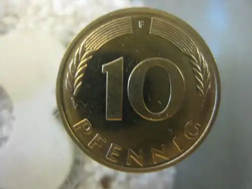 10 Pfennig, 1996 Münze Stuttgart, "F"