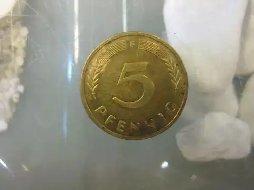 5 Pfennig, 1981 Münze Stuttgart, "F"
