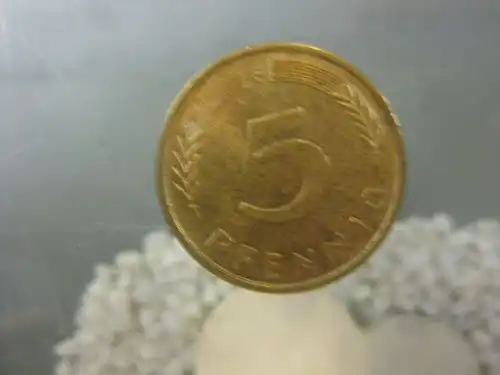 5 Pfennig, 1976 Münze Stuttgart, "F"