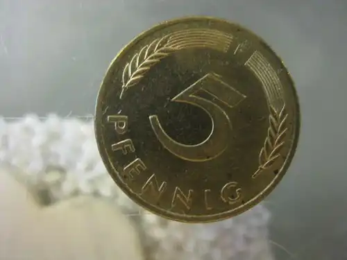 5 Pfennig, 1990 Münze Stuttgart, "F"