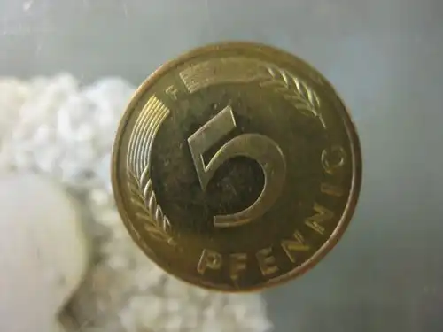 5 Pfennig, 1996 Münze Stuttgart, "F"