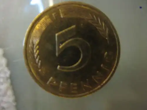 5 Pfennig, 1979 Münze Stuttgart, "F"