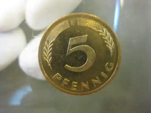 5 Pfennig, 1996 Münze Stuttgart, "F"