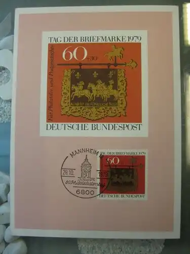 Maximumkarte Tag der Briefmarke 1979