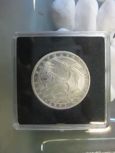 5 DM Silbermünze Gedenkmünze Neumann von 1978 in besonderer Kapsel (siehe Artikelbeschreibung), Ausführung stg