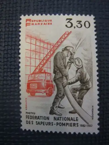 Feuerwehr; Frankreich 1982, Michel-Nr. 2352