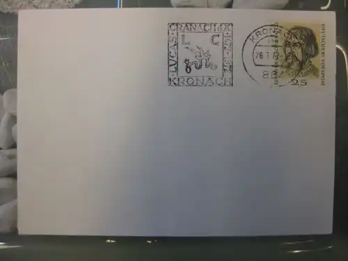 Blancokarte Lucas Cranach Briefmarke
