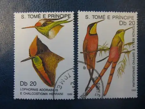 S. Tome e Principe, Vögel, 2 Werte