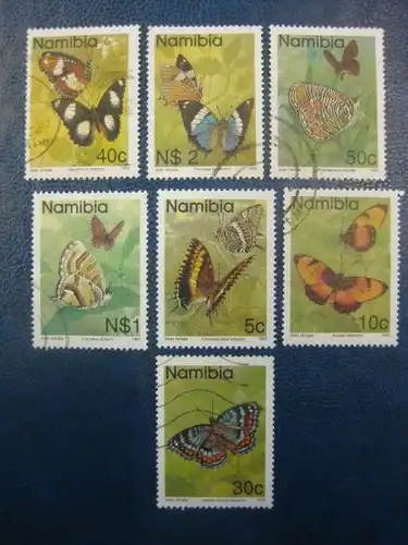Schmetterlinge, Namibia, 7 Werte