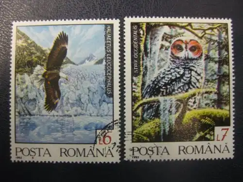 Vögel, 2 Werte, Rumänien