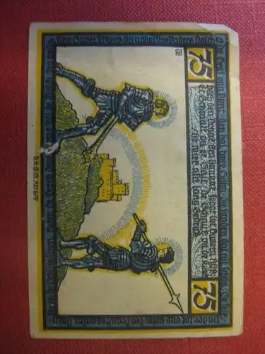 Notgeld Geldern, 75 Pf.