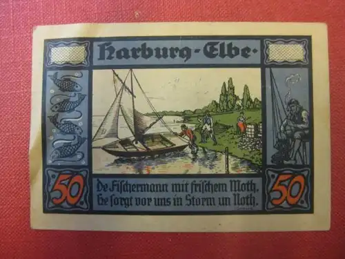 Notgeld Harburg / Elbe, 50 Pf.