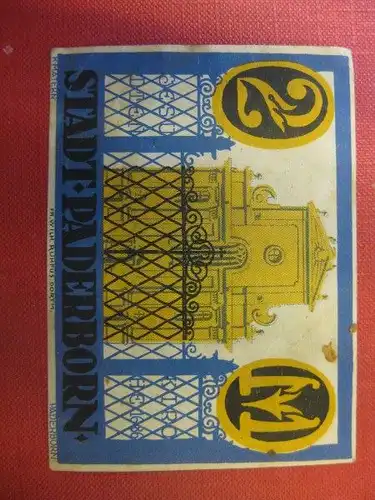 Notgeld Paderborn, 2 Mark