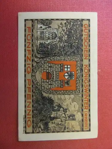 Notgeld Königswinter, 50 Pf.