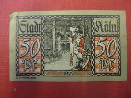 Notgeld Köln, 50 Pf.