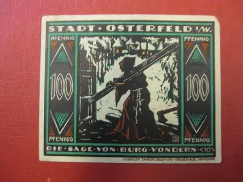 Notgeld Osterfeld, 100 Pf.