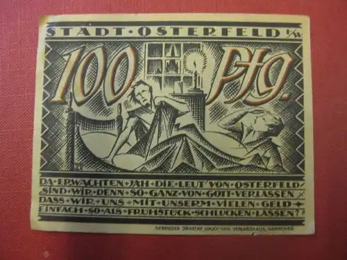 Notgeld Osterfeld, 100 Pf.