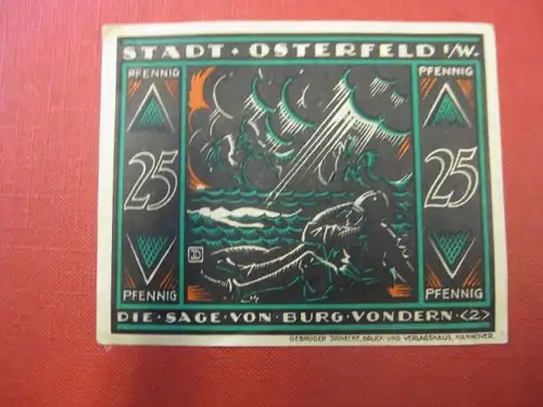 Notgeld Osterfeld, 25 Pf.