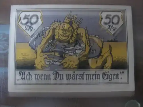 Notgeld Altenwerder und Finkenwärder 50 Pf.