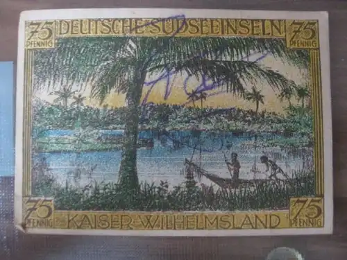 Notgeld Deutsch-Hanseatischer Kolonialgedenktag Hamburg Berlin Bremen, 75 Pf.