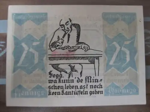 Notgeld Bönningstedt, 25 Pf.