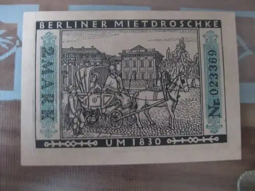 Notgeld Berlin Straßenbahn, 2 Mark