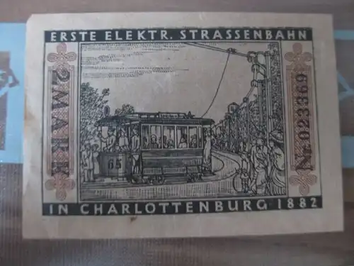 Notgeld Berlin Straßenbahn, 2 Mark
