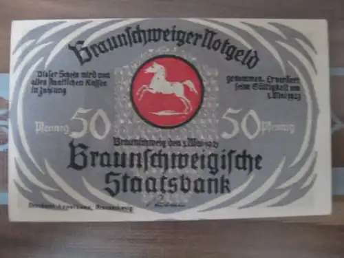 Notgeld Braunschweig, 50 Pf. 