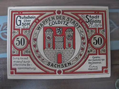 Notgeld Colditz, 50 Pf.