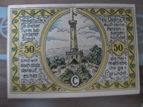 Notgeld Colditz, 50 Pf.