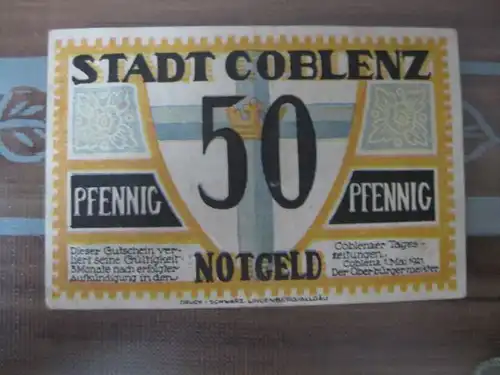 Notgeld Coblenz, Koblenz, 50 Pf.